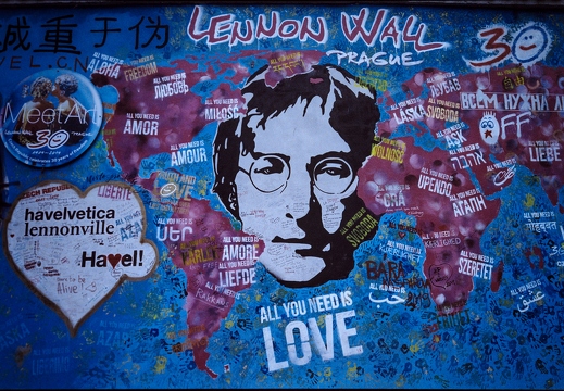 Lennon Wall - Prague