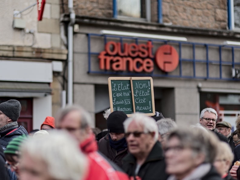 Manifestation contre la réforme des retraites - Lannion - 28 Mars 2023