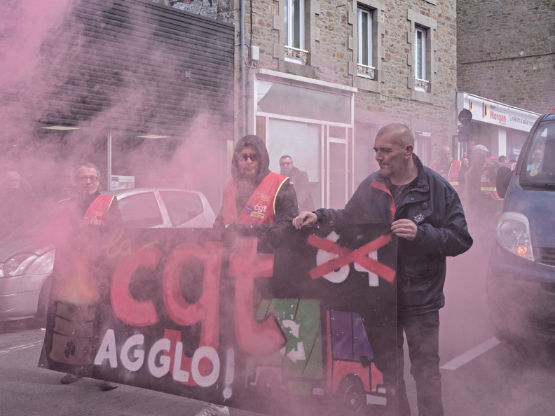 Manifestation contre la réforme des retraites - St Brieuc - 6 Avril 2023