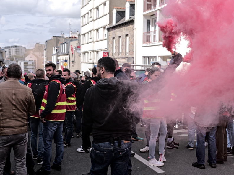 Manifestation contre la réforme des retraites - St Brieuc - 6 Avril 2023