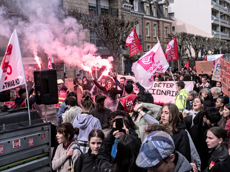 Manifestation contre la réforme des retraites - St Brieuc - 6 Avril 2023