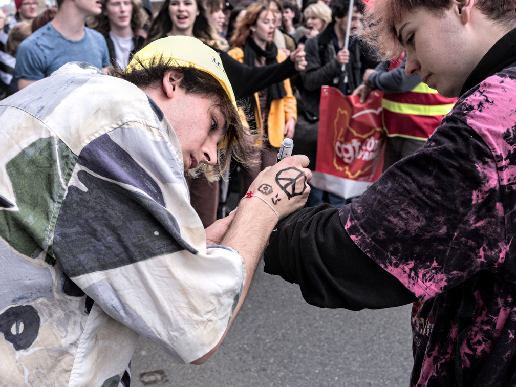 Manifestation contre la réforme des retraites - St Brieuc - 6 Avril 2023