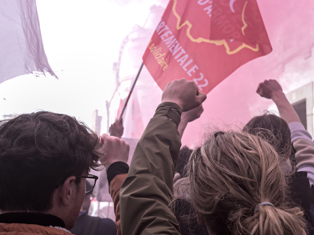 Manifestation contre la réforme des retraites - St Brieuc - 6 Avril 2023