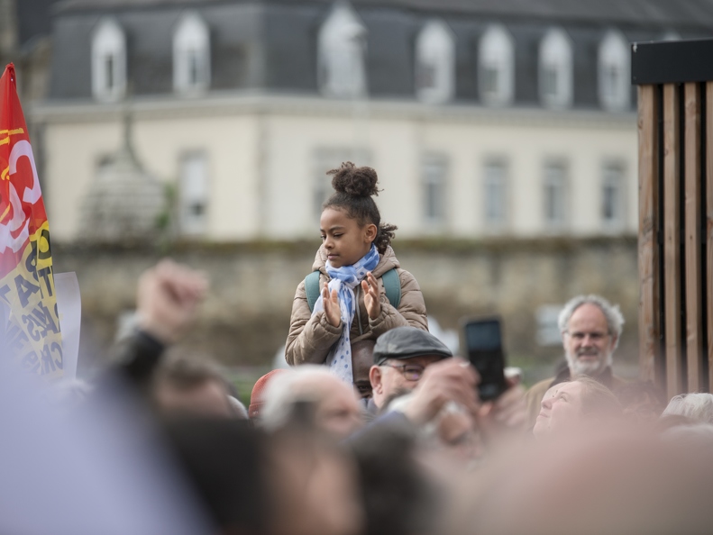 Manifestation contre la réforme des retraites - Lannion - 1er Mai 2023